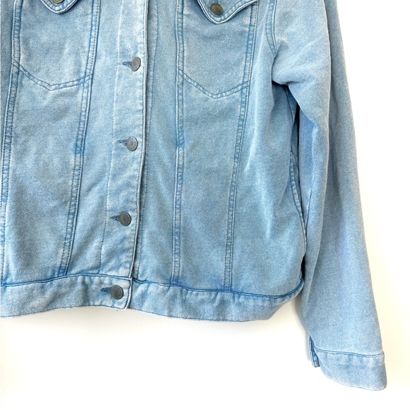 Z Supply Light Wash Blue Denim Jean Jacket - Picture 5 of 16